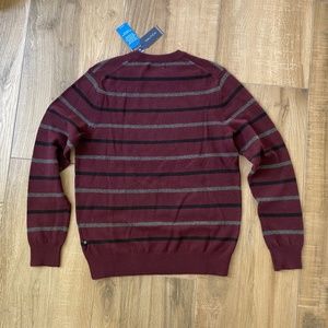 Nautica Women's Striped Cotton Sweater - Long Sleeve Crewneck Pullover, Soft & Casual - View #5